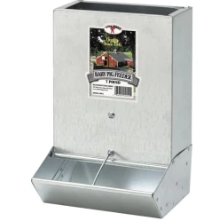 Little Giant Two Hole Galvanized Baby Pig Feeder