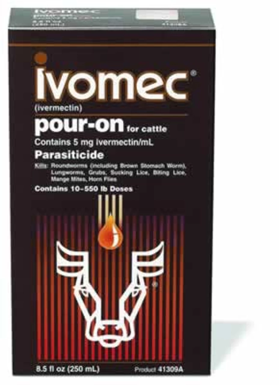 Merial Ivomec Pour On Wormer 250 ML 3 Merial Ivomec Pour On Wormer 250 ML