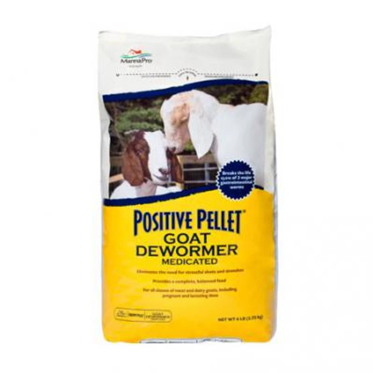 Manna Pro Positive Pellet Medicated Goat Dewormer, 6 Lbs. 3 Manna Pro Positive Pellet Medicated Goat Dewormer, 6 Lbs.