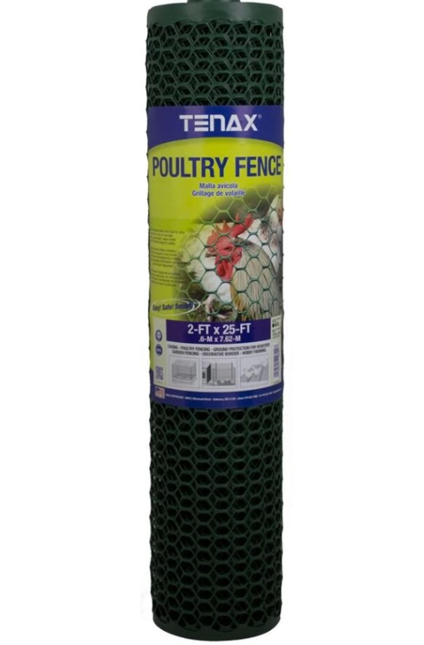Tenax Plastic Hex Net Poultry Fence 3 Tenax Plastic Hex Net Poultry Fence