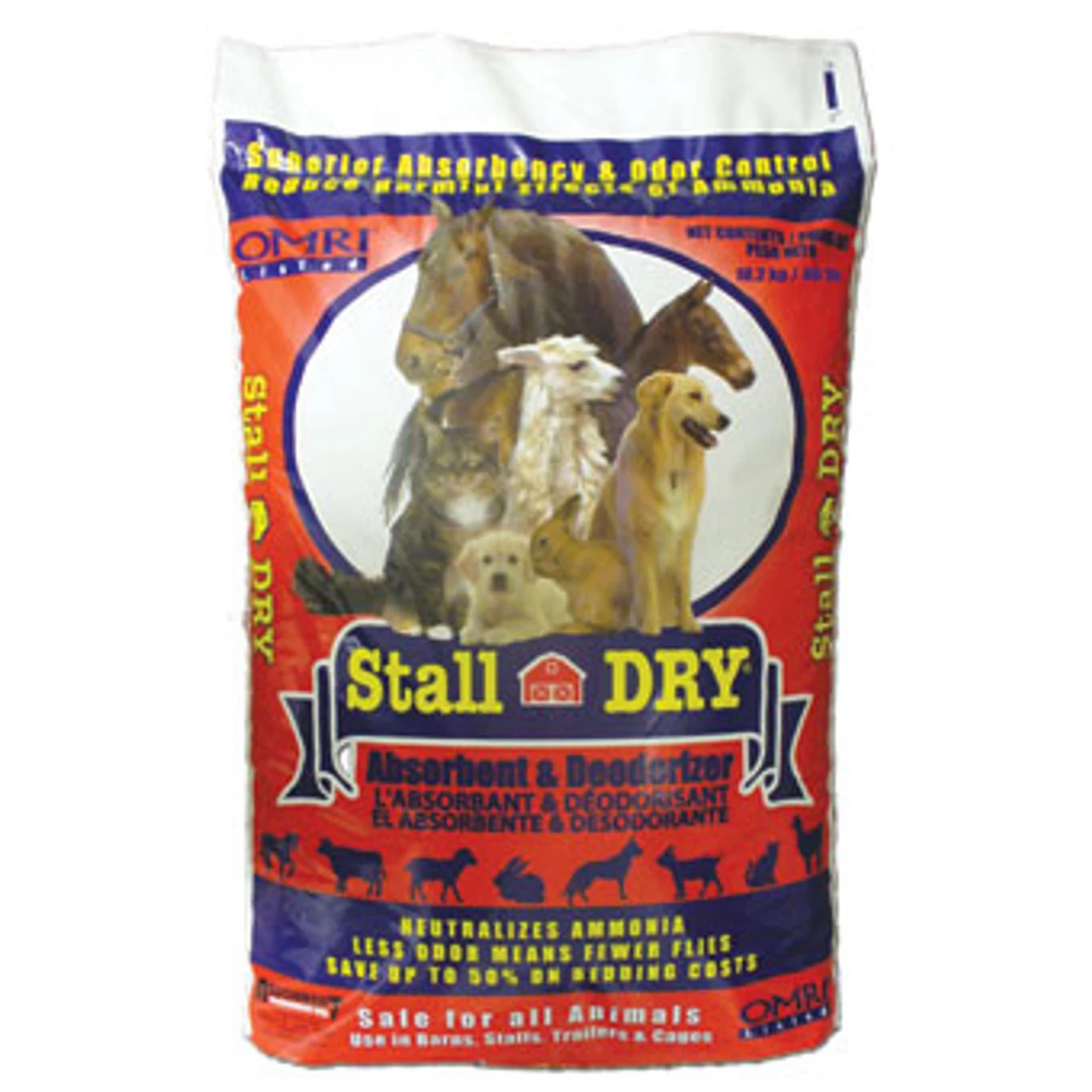 Stall Dry Absorbent & Deodorizer For Animals, 40 Lbs. 3 Stall Dry Absorbent & Deodorizer For Animals, 40 Lbs.