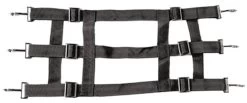 Black 46 Inch Nylon Web Stall Guard