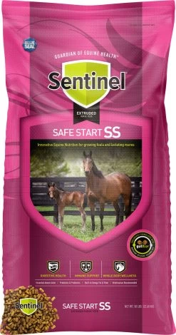 Blue Seal Sentinel Safe Start SS Extruded Formula Horse Feed, 50 Lbs.