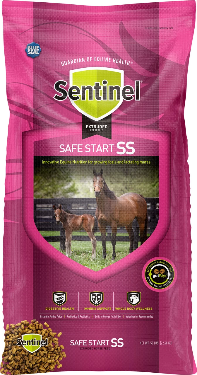 Blue Seal Sentinel Safe Start SS Extruded Formula Horse Feed, 50 Lbs. 3 Blue Seal Sentinel Safe Start SS Extruded Formula Horse Feed, 50 Lbs.