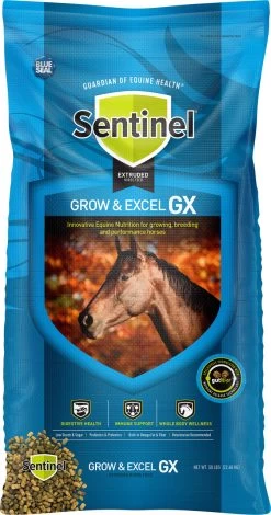 Blue Seal Sentinel Grow & Excel GX Extruded Horse Feed, 50 Lbs.