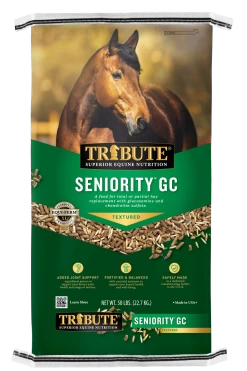 Kalmbach Feeds Tribute Seniority GC Plus Textured Horse Feed, 50lbs
