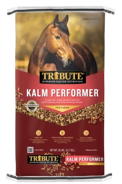 Kalmbach Tribute Kalm Performer Textured Horse Feed, 50lbs
