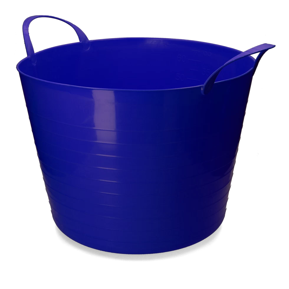 Emmer V-Trug Flexi Blauw 65 L 3 Emmer V-Trug Flexi Blauw 65 L