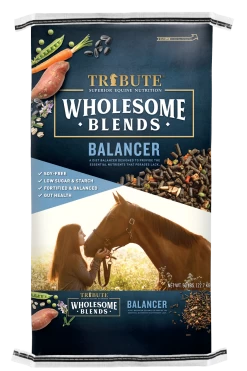 Kalmbach Feeds Tribute Wholesome Blend Balancer Horse Feed, 50lbs