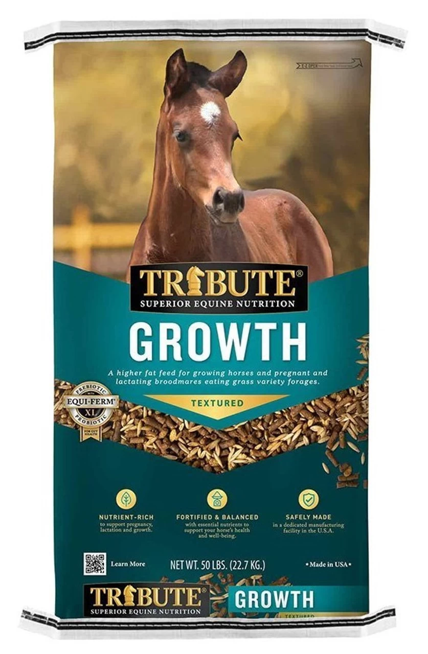 Kalmbach Feeds Tribute Growth Textured Horse Feed, 50lbs 3 Kalmbach Feeds Tribute Growth Textured Horse Feed, 50lbs