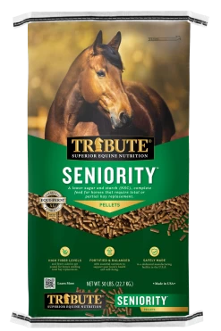 Kalmbach Feeds Tribute Seniority Textured Horse Feed, 50lbs