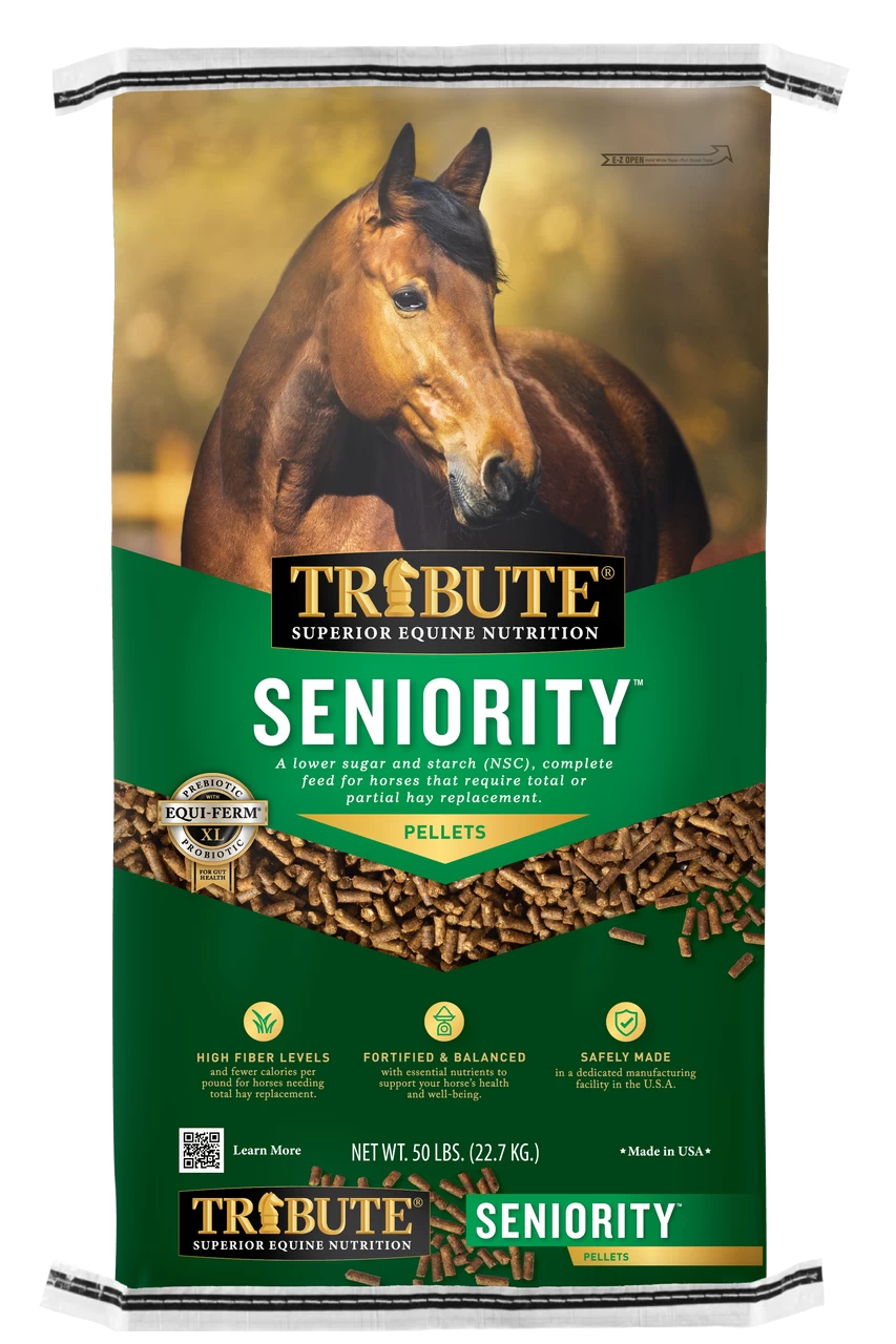Kalmbach Feeds Tribute Seniority Textured Horse Feed, 50lbs 3 Kalmbach Feeds Tribute Seniority Textured Horse Feed, 50lbs