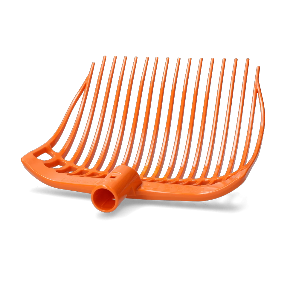 Mestvork Kunststof Medium Oranje Zonder Steel 3 Mestvork Kunststof Medium Oranje Zonder Steel