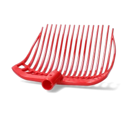 Mestvork Kunststof Medium Rood Zonder Steel