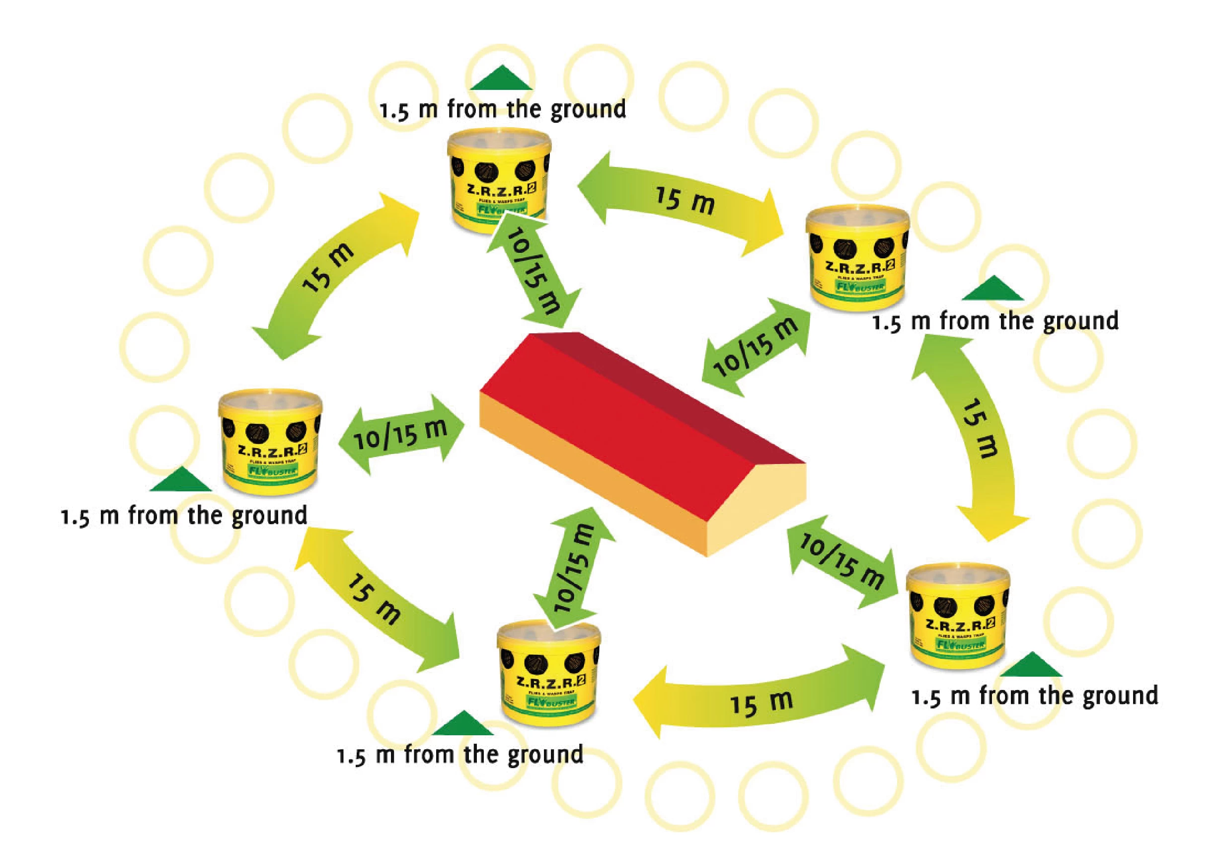 Flybuster Trap 6 L. Excl. Bait 7 Flybuster Trap 6 L. Excl. Bait - Image 5