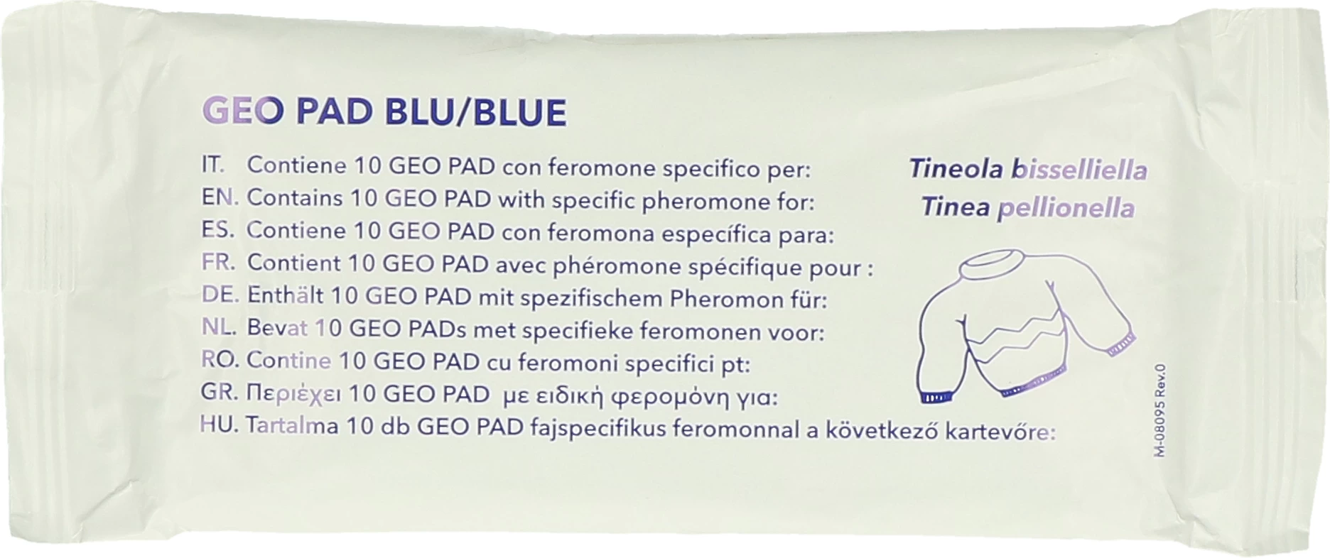 Geo Lijmplaat Kleermot (Tineola Bisselliella) 5 Geo Lijmplaat Kleermot (Tineola Bisselliella) - Image 3