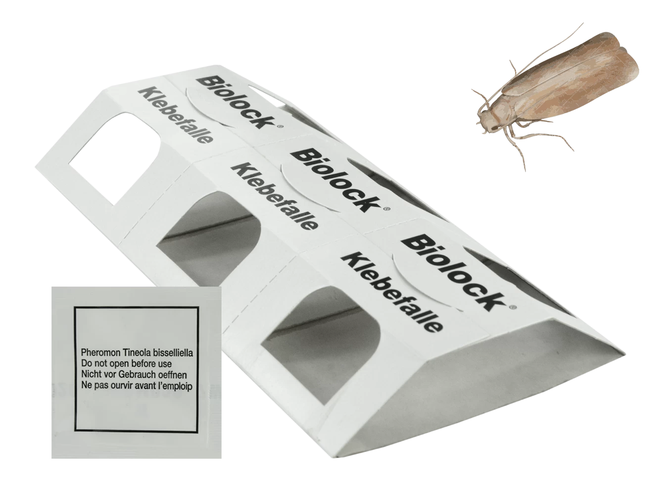 Biolock Kleermotval Kleefval Set Van 3 3 Biolock Kleermotval Kleefval Set Van 3