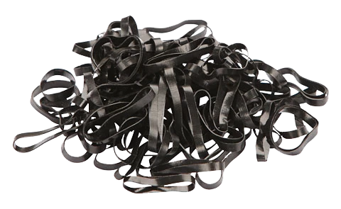 Elastiekjes Siliconen Zwart 3 Elastiekjes Siliconen Zwart