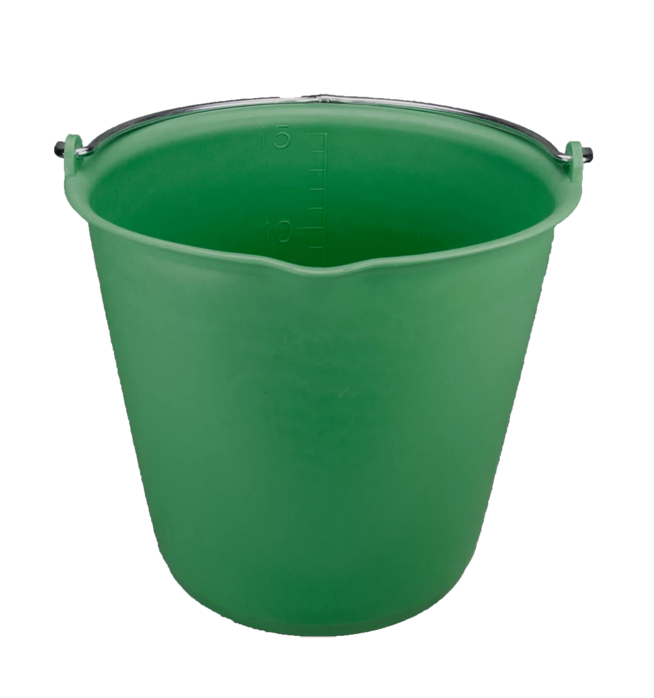 Emmer 15 L Met Schenktuit Groen 3 Emmer 15 L Met Schenktuit Groen