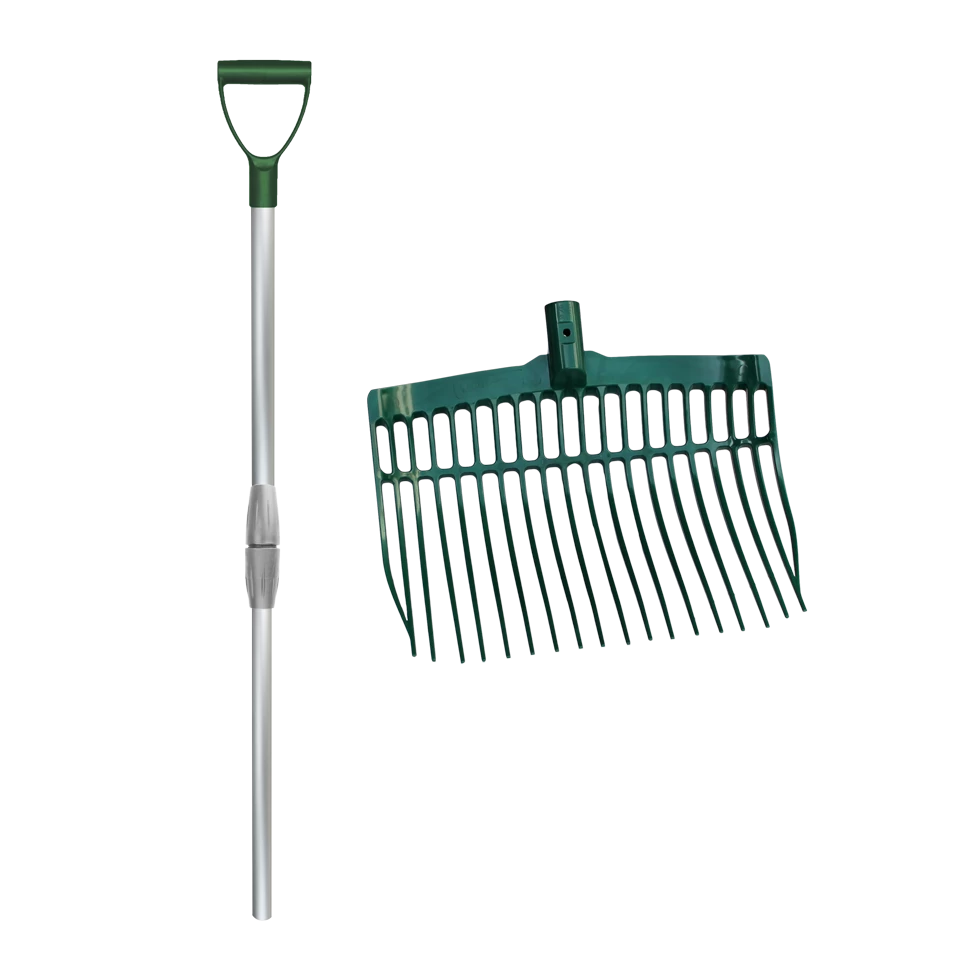 Mestvork Kunststof Green Met Alu. Steel In A Box 3 Mestvork Kunststof Green Met Alu. Steel In A Box