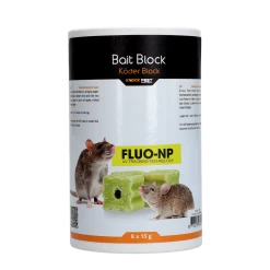 Knock Off Lokmiddel Blok Voor Muis&rat Fluo-NP (8x15g)