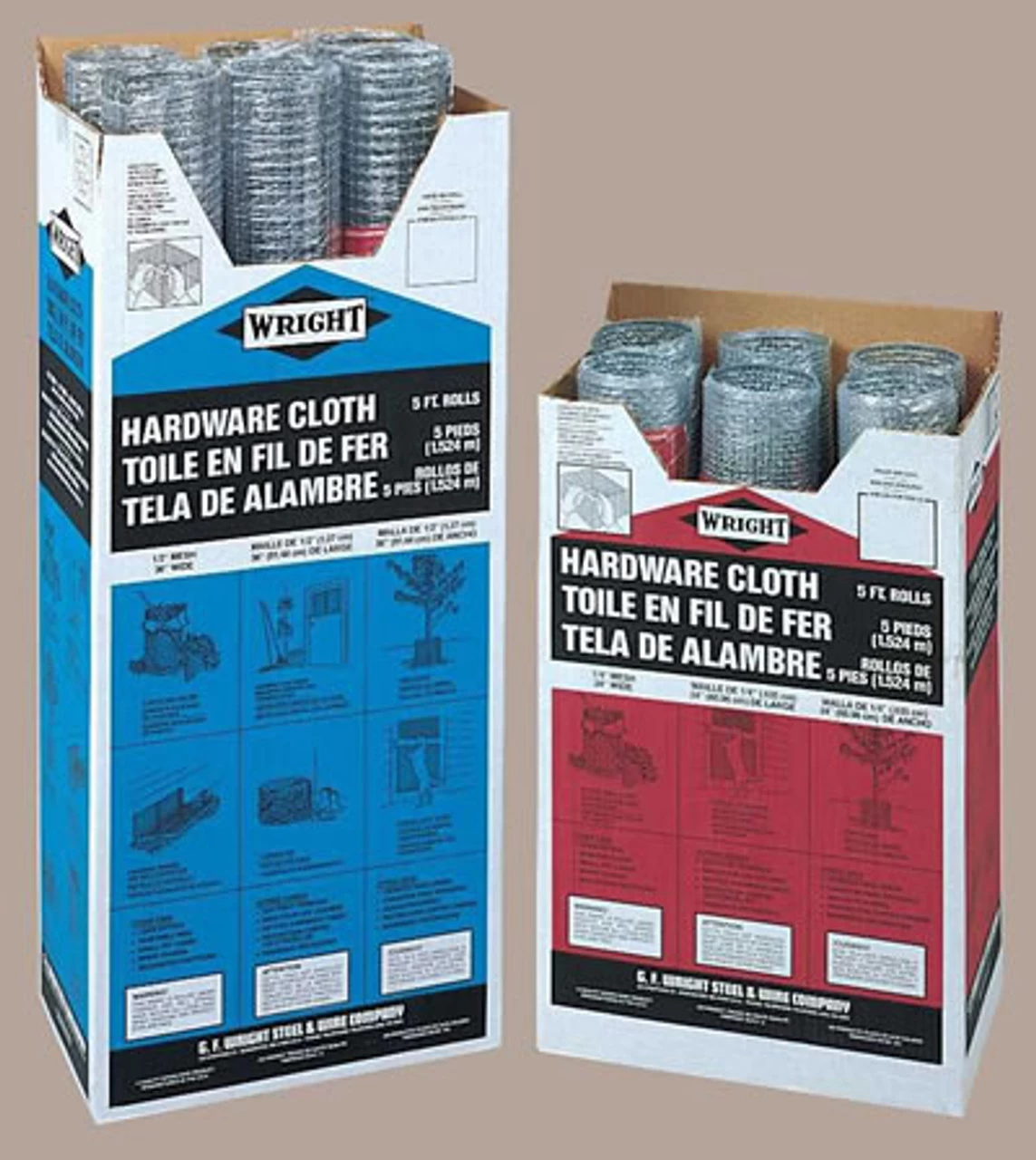 Garden Zone 1/2" Square Hardware Cloth, 19G X 24" X 100' 3 Garden Zone 1/2" Square Hardware Cloth, 19G X 24" X 100'