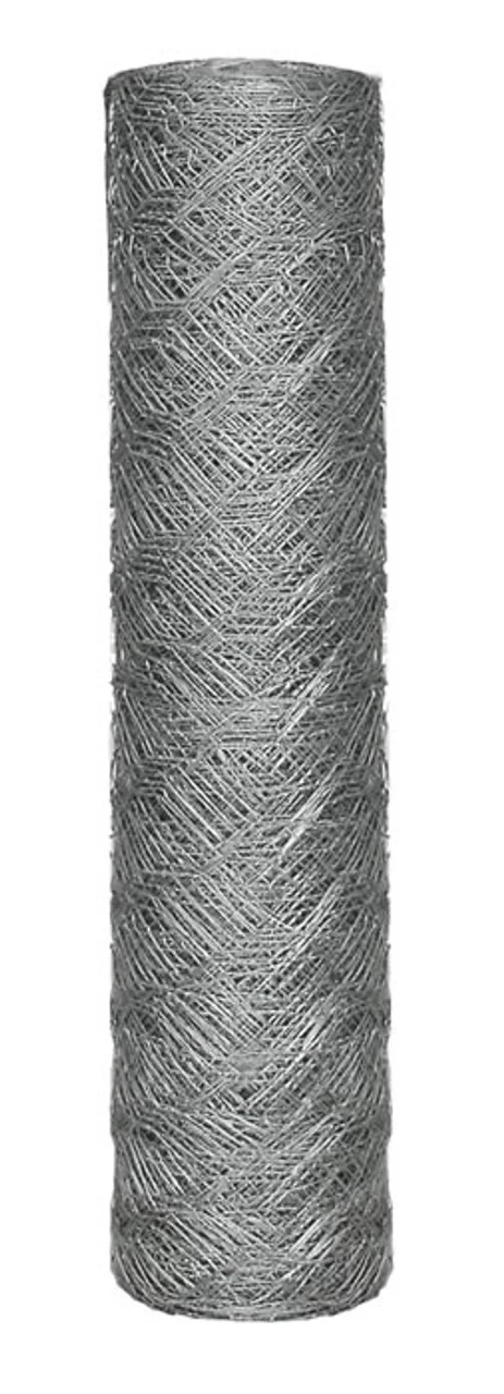 Garden Zone Galvanized Hex Netting, 20G X 2" X 24" X 150' 3 Garden Zone Galvanized Hex Netting, 20G X 2" X 24" X 150'