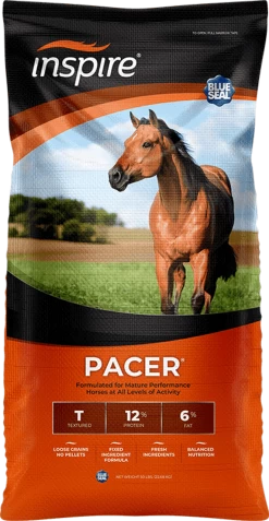 Blue Seal Inspire Pacer Textured Horse Feed, 50 Lbs.