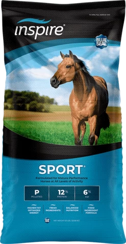 Blue Seal Inspire Sport Pelleted Horse Feed, 50Lbs.
