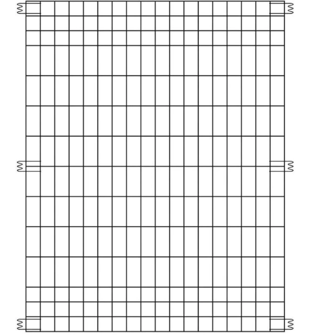 Garden Zone Multi Use Garden Fence Panel, 44x36" 3 Garden Zone Multi Use Garden Fence Panel, 44x36"