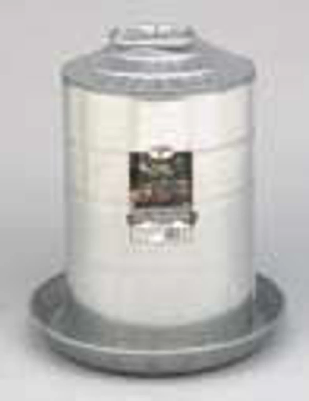 Galvanized Double Wall Fountain 3 Gallon 3 Galvanized Double Wall Fountain 3 Gallon