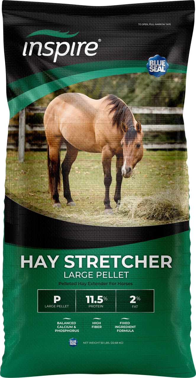 Blue Seal Inspire Hay Stretcher Large Pelleted Hay Extender, 50Lbs 3 Blue Seal Inspire Hay Stretcher Large Pelleted Hay Extender, 50Lbs