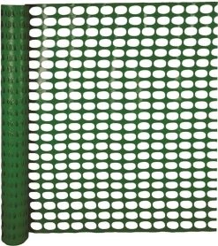 Mutual Industries Polyethylene Snow Fence, 100' X 4', Green