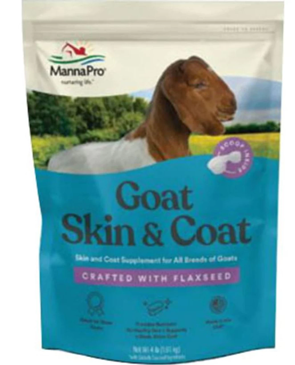 Manna Pro Goat Skin & Coat Supplement, 4lb. Bag 3 Manna Pro Goat Skin & Coat Supplement, 4lb. Bag