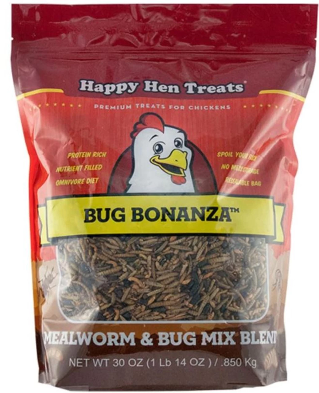 Happy Hen Bug Bonanza Mealworm & Bug Mix Blend, 30oz. Bag 3 Happy Hen Bug Bonanza Mealworm & Bug Mix Blend, 30oz. Bag