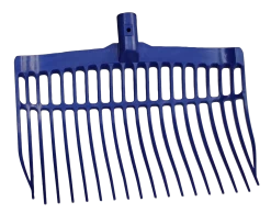 Mestvork Kunststof Blauw Zonder Steel