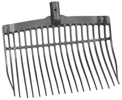 Mestvork Kunststof Donkergrijs Zonder Steel