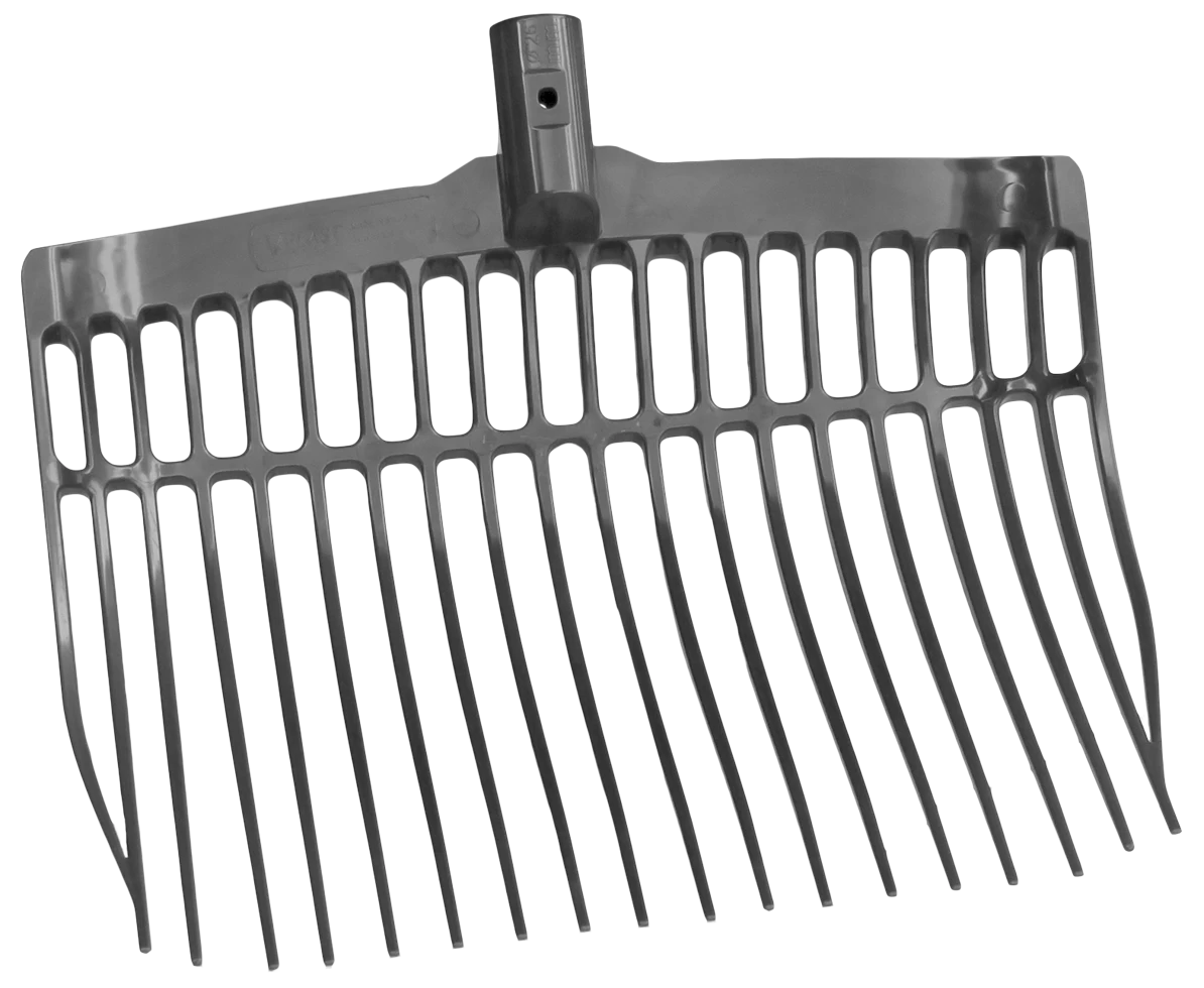 Mestvork Kunststof Donkergrijs Zonder Steel 3 Mestvork Kunststof Donkergrijs Zonder Steel