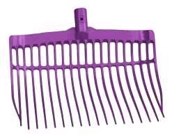 Mestvork Kunststof Paars Zonder Steel