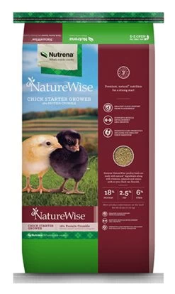 Nutrena NatureWise Chick Starter Grower 18% Crumbles Feed 25 Pounds