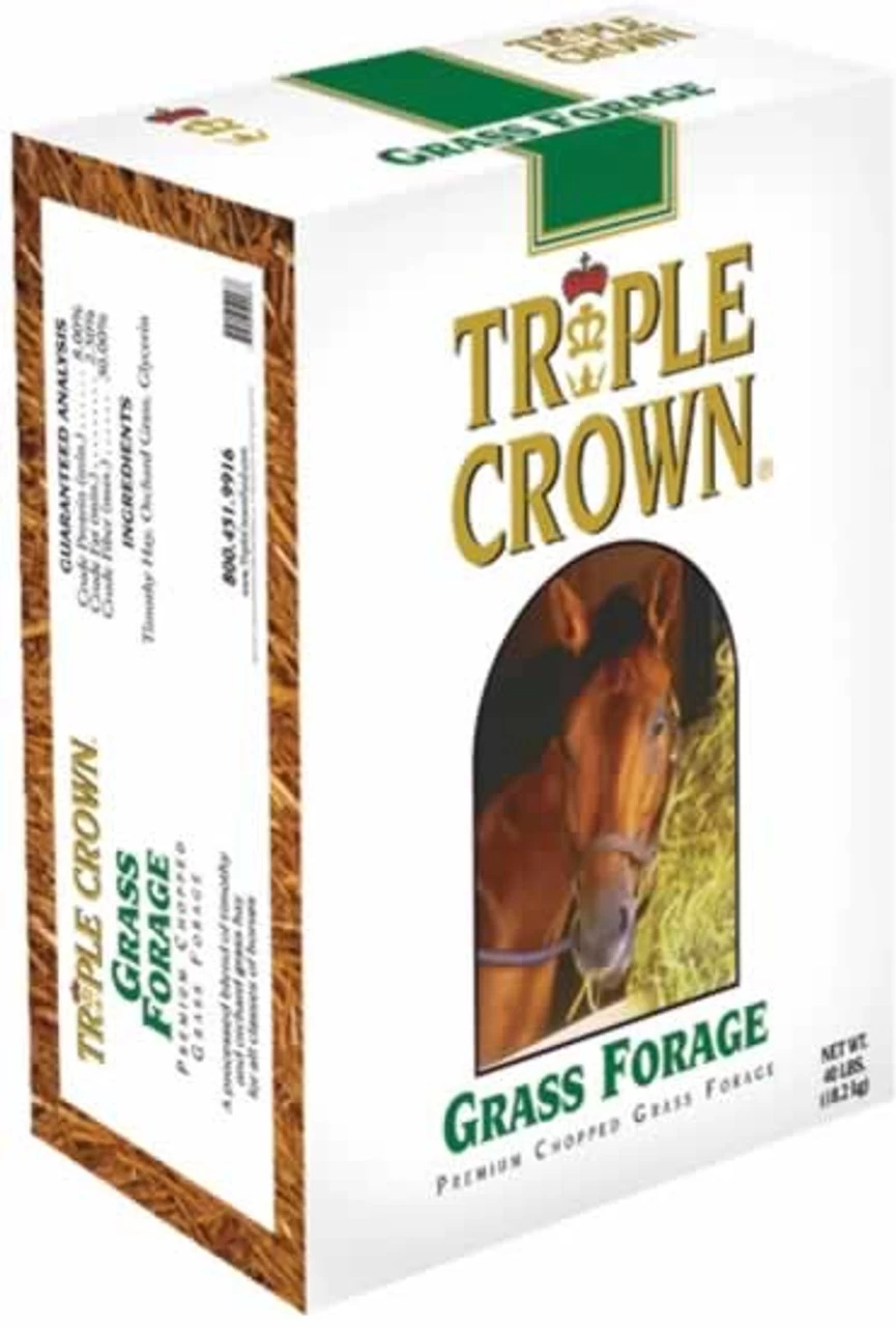 Triple Crown Grass Forage Horse Feed 40 Pounds 3 Triple Crown Grass Forage Horse Feed 40 Pounds
