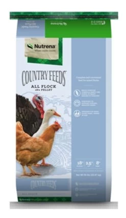 Nutrena Country Feeds All Flock 18% Pelletized Chicken Feed 50 Pounds