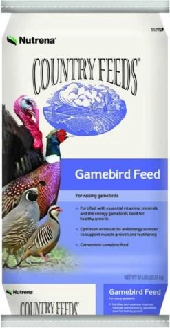 Nutrena Country Feeds Gamebird Turkey Grower Crumble 50 Pounds