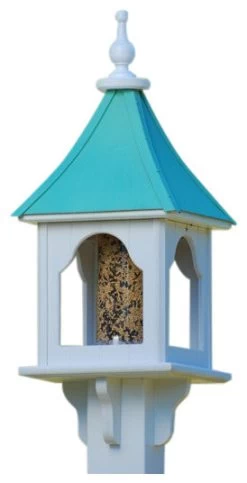 Copper Roof Bird Feeder - Square 28x10 -Pet Supplies Store BF 10 SQ PC