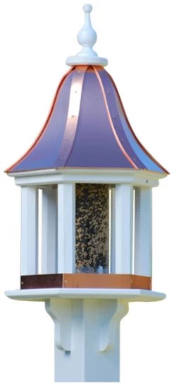 Copper Roof Bird Feeder Column Style - 28x12 9 Copper Roof Bird Feeder Column Style - 28x12 -Pet Supplies Store BF12 BC COLUMNS