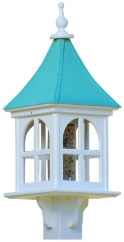 Copper Roof Bird Feeder Arch Window - 28x12 9 Copper Roof Bird Feeder Arch Window - 28x12 -Pet Supplies Store BF12 SQ PC