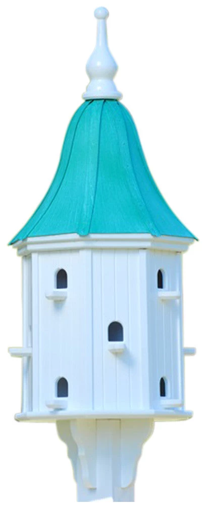 Copper Roof Dovecote Birdhouse 42x16 6 Copper Roof Dovecote Birdhouse 42x16 - Image 4
