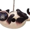 Siamese Cat Wooden Birdhouse -Pet Supplies Store BOB SIAM BH