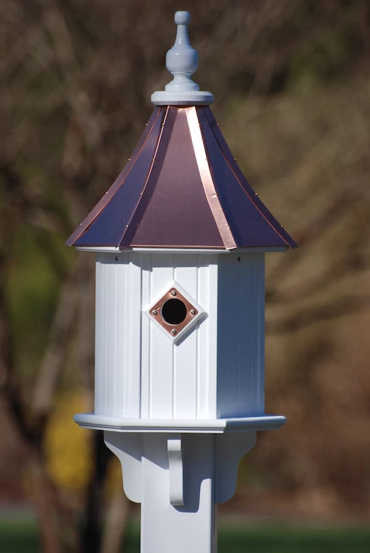 Copper Roof Birdhouse 28x10 3 Copper Roof Birdhouse 28x10