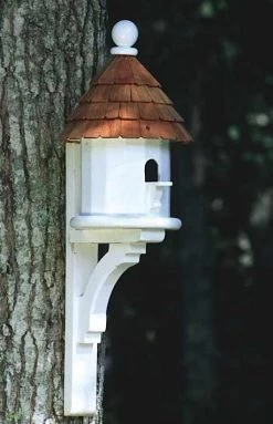 Flush Mount Architectural Birdhouse In Vinyl/PVC